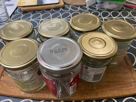 Photo of free 7 jam jars (Upper Norwood SE19) #1
