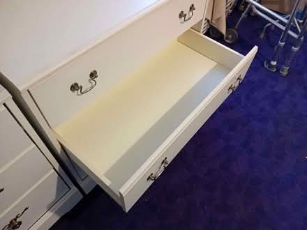 Photo of free Three drawer chest of drawers and bedside cabinet (Netteswell CM20) #2