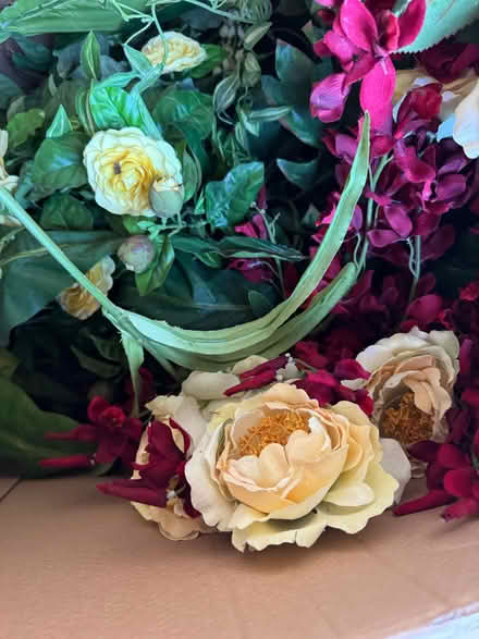 Photo of free Selection of Silk Flowers - Roses, Peonies etc (Beaconsfield HP9) #2
