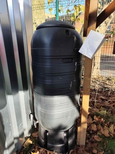 Photo of free Rain water butt with stand (Stepney Green, E1) #1