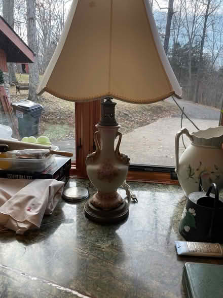 Photo of free Tall table lamp and shade (DC side of Warrenton) #1