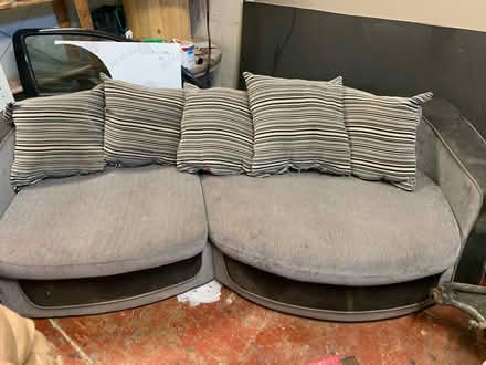 Photo of free Grey black sofa (WF9) #2