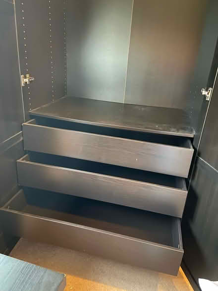 Photo of free Black Ikea Pax Wardrobes (Woking GU22) #3