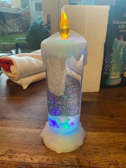 Photo of free Christmas light up candle (Caldecott OX14) #1