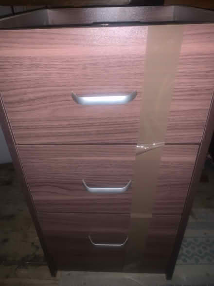 Photo of free Small Desk With Lockable Drawer (Yeadon LS19) #3