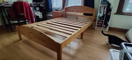Photo of free Wooden double bedframe (Lower clapton) #1