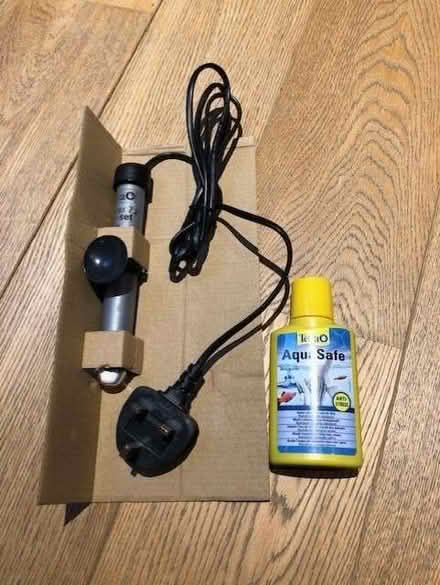 Photo of free Tank heater and bottle of AquaSafe (Lewes BN7) #1