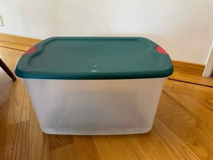 Photo of free 66 QT Storage Bin (Serra Park) #2