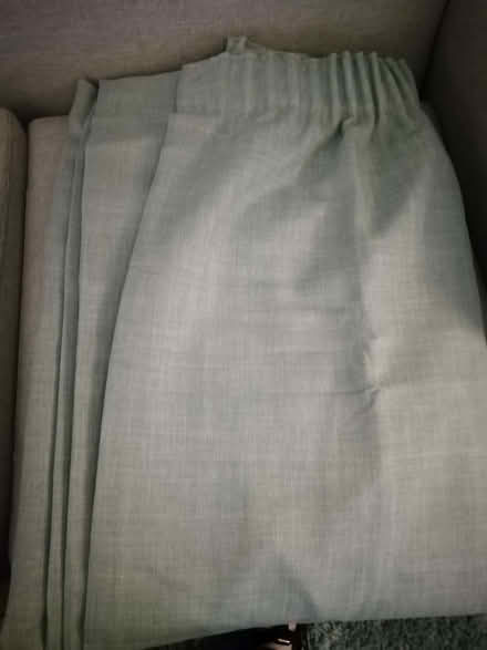 Photo of free Lined duck egg, John Lewis curtains (Chigwell IG7) #1