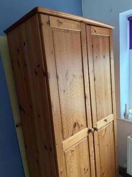 Photo of free Small wardrobe, pine (Clitheroe BB7) #1