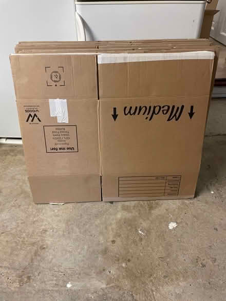 Photo of free 10 Medium Cardboard boxes (Wimbledon Village) #1