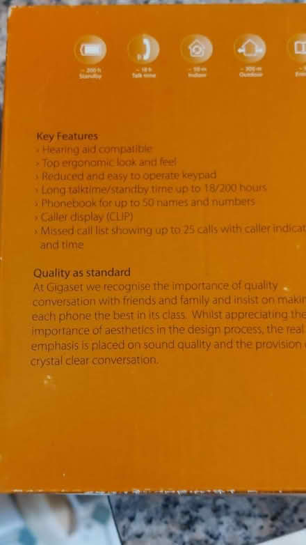 Photo of free Cordless phone (Gigaset) never used (Glasgow G51) #2