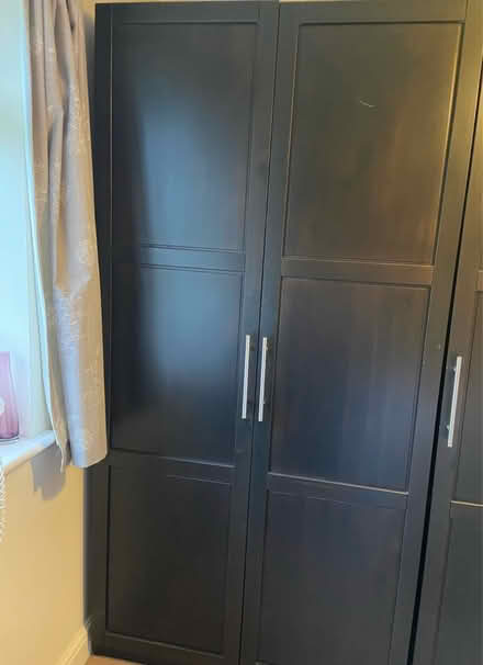 Photo of free Black Ikea Pax Wardrobes (Woking GU22) #1
