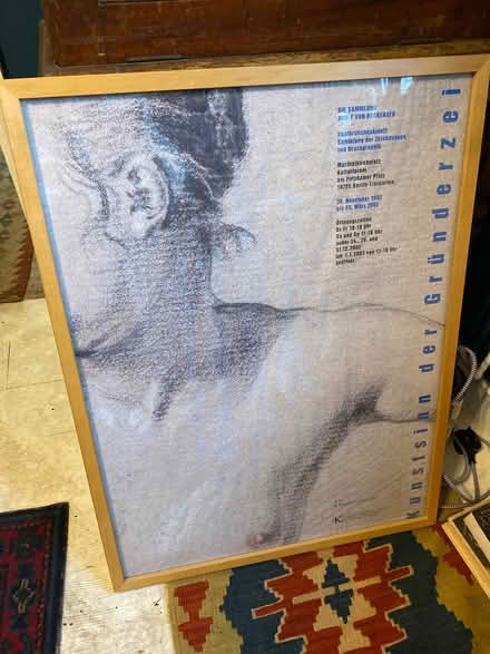 Photo of free Large frame with art poster (East Challow OX12) #1