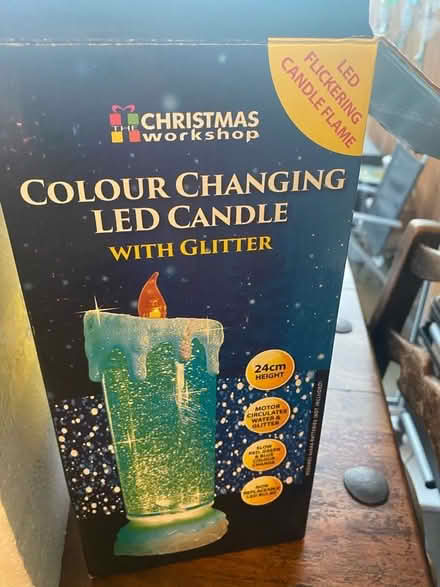 Photo of free Christmas light up candle (Caldecott OX14) #4
