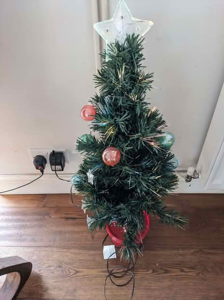 Photo of free Small artificial Christmas tree (Bradford on Avon BA15) #1