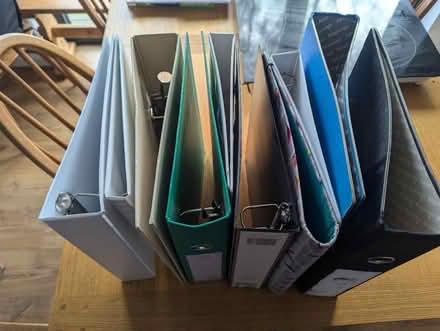 Photo of free Selection of A4 ring binders (Combe Down) #1
