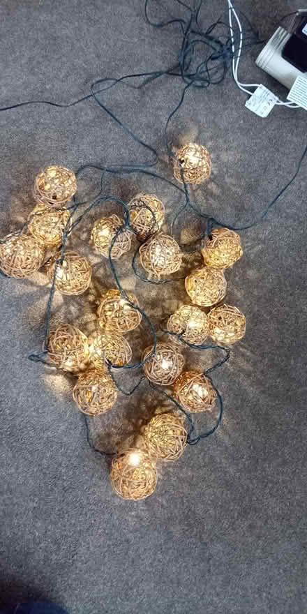 Photo of free Rattan balls with lights (Horndean, PO8) #1