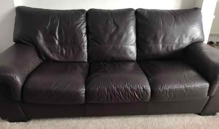 Photo of free Leather suite . (Nascot Wood WD17) #3