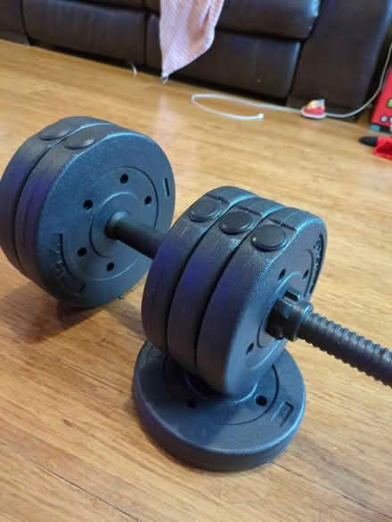 Photo of free Single dumbbell with plates (Manor Estate, Hemel. HP3) #1