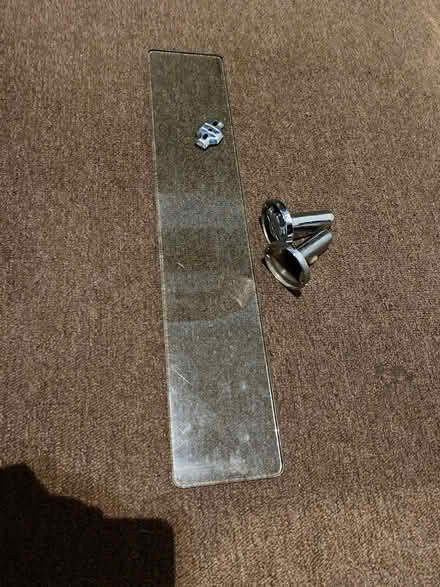 Photo of free Glass bathroom shelf (Greystones S11) #1