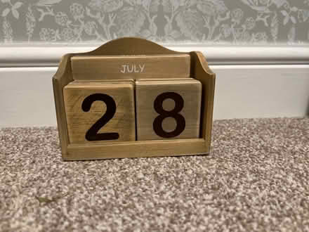 Photo of free Wooden calendar (Loscoe DE75) #1