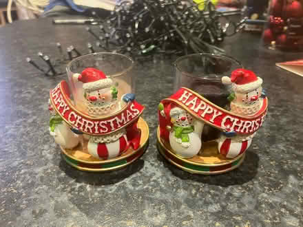 Photo of free Christmas candle set (used) (Whyteleafe, CR3) #1