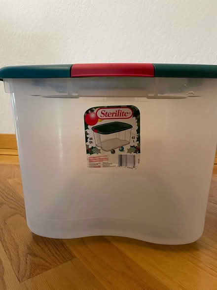 Photo of free 66 QT Storage Bin (Serra Park) #1