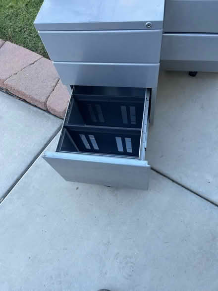 Photo of free 2 locking rolling file cabinets (Near Mission and Mesa Dr) #2