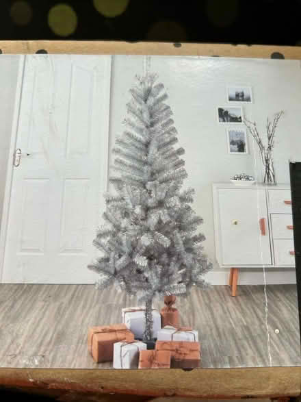 Photo of free 6 foot Silver slim Christmas tree (Malvern Link WR14) #1