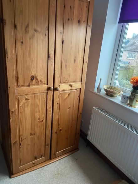Photo of free Small wardrobe, pine (Clitheroe BB7) #2
