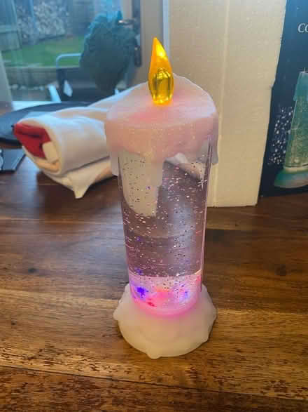 Photo of free Christmas light up candle (Caldecott OX14) #3