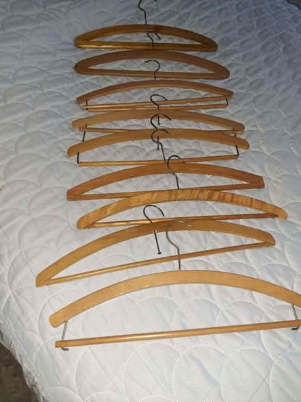 Photo of free wooden coathangers (Croham CR2) #1