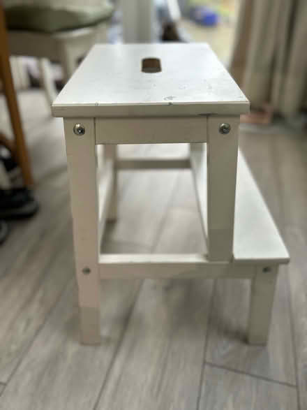 Photo of free White Ikea stool (Loughton IG10) #2