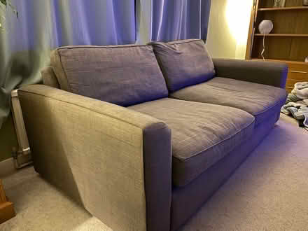 Photo of free Grey three seater sofa (GU8 5QB) #2