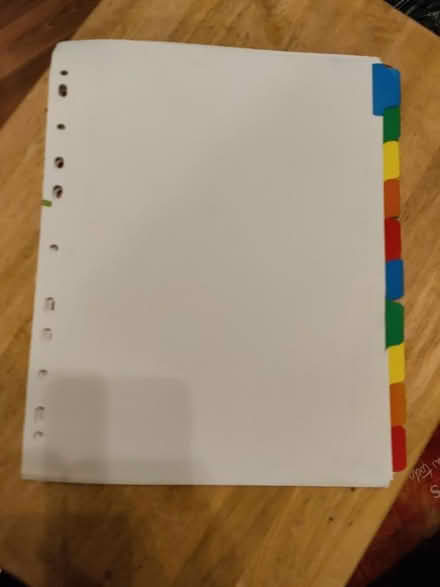 Photo of free Plastic folders and index files (Lifford B30) #2