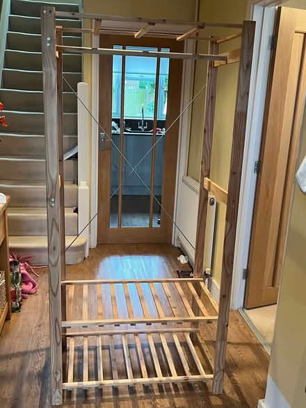 Photo of free Pine and Canvas Wardrobe (North Ascot SL5) #3