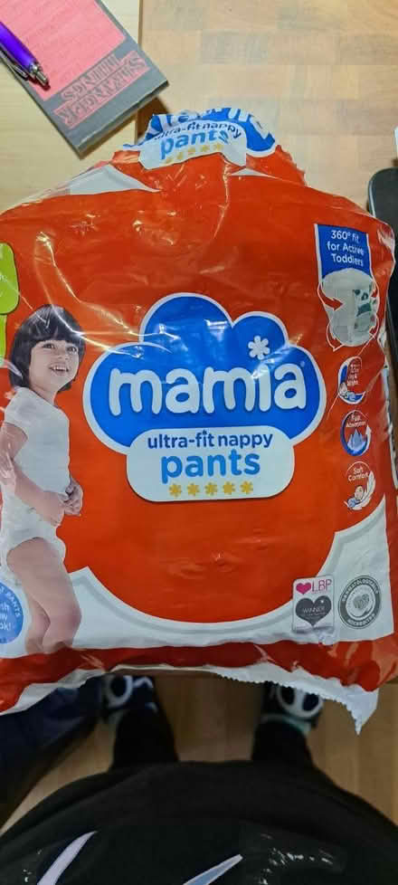 Photo of free Mamia size 6 ultra fit nappy pants (Anstey LE7) #1