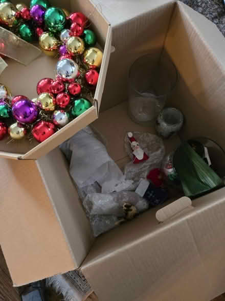 Photo of free Boxes of Christmas decorations (Shorewood Wi) #2