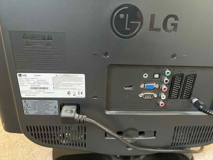 Photo of free 22” TV with remote (Knotty Green HP9) #2
