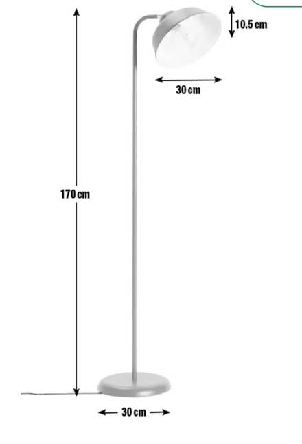 Photo of free Blue floor lamp (N7 Tufnell Park) #2