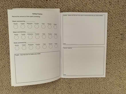 Photo of free Music practice record books (Newbury, Berkshire RG14) #2