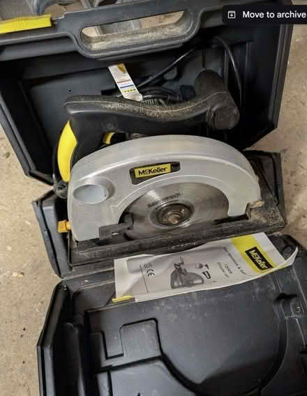 Photo of free McKeller circular saw (Bessels Green TN13) #1