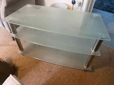Photo of free Glass television stand (St Albans AL2) #1
