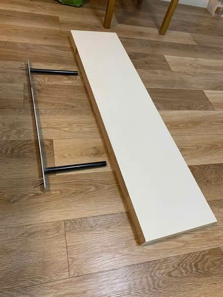 Photo of free White Ikea Blockboard Shelf (Dorking RH4) #2
