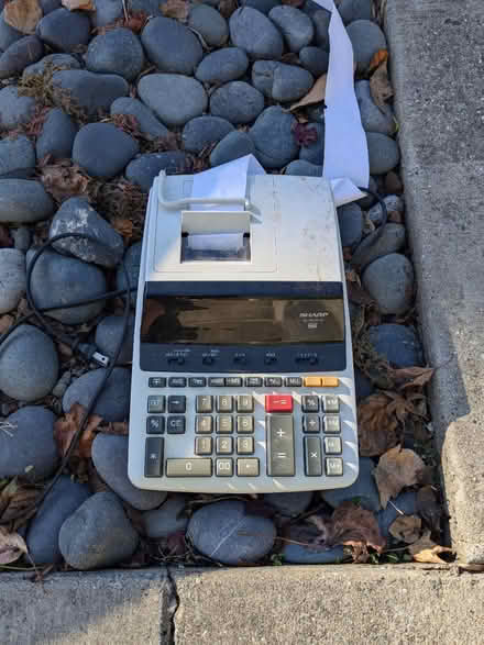 Photo of free Adding machine curb alert (Berkeley) #1