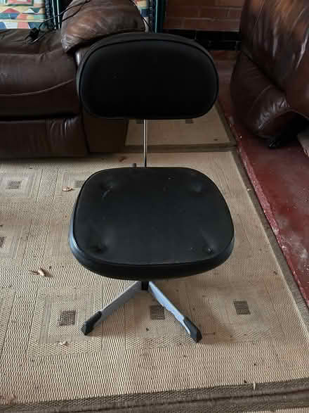 Photo of free Black Swivel Chair (Groby, Leicester LE6 0BL) #1