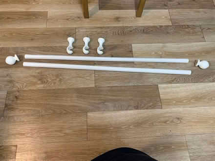 Photo of free White Wooden Curtain Rail (Dorking RH4) #1