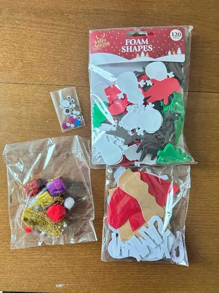 Photo of free Christmas foam shapes/craft deco (N14 4TP oakwood) #1