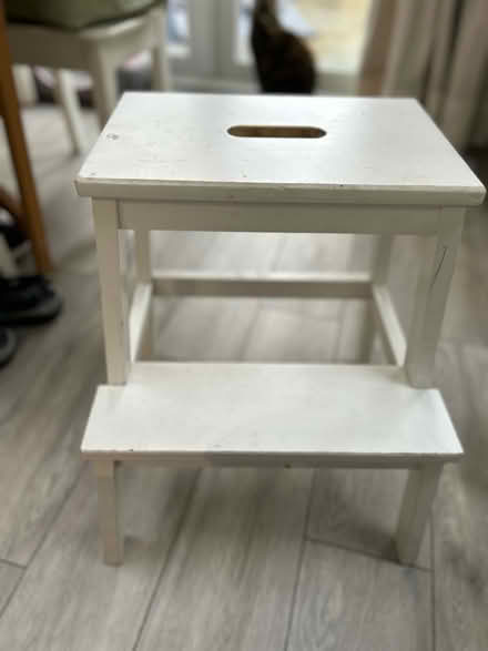 Photo of free White Ikea stool (Loughton IG10) #1